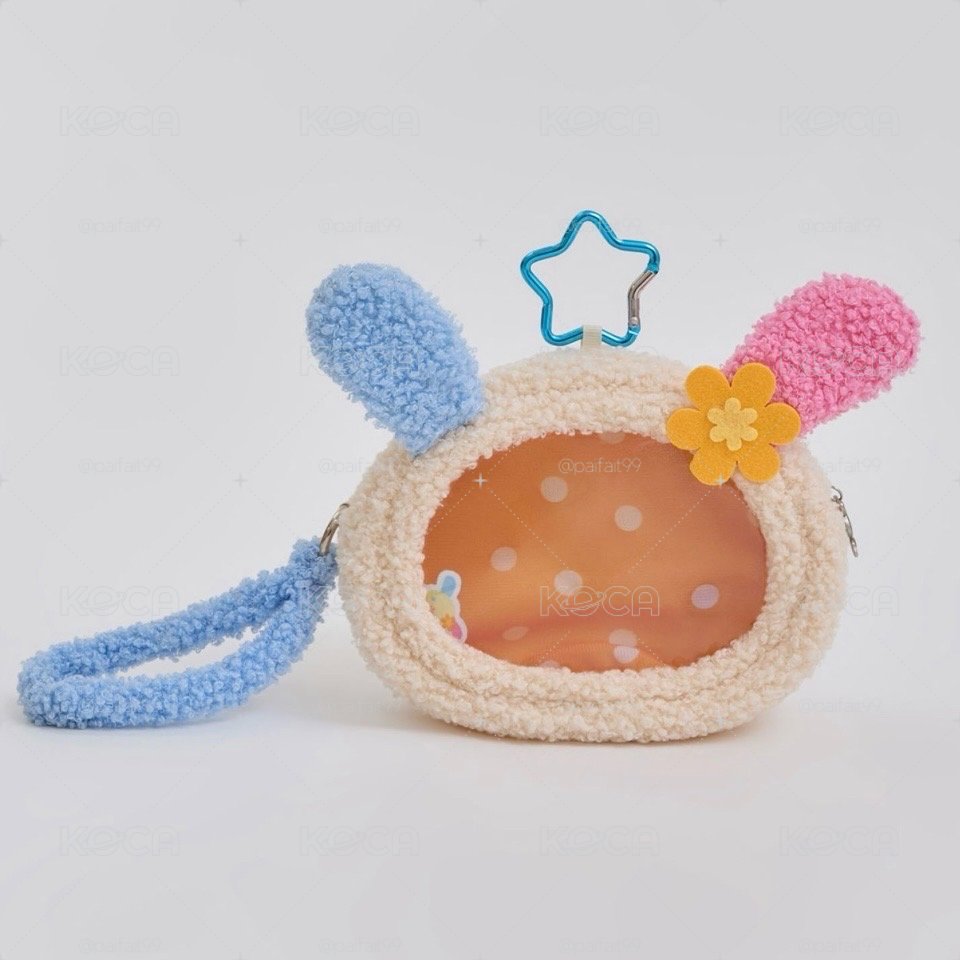 毛絨絨花小兔娃包 mini matters聯名款