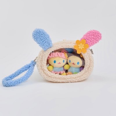 毛絨絨花小兔娃包 mini matters聯名款