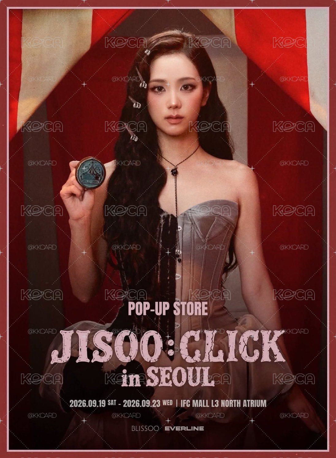預購 BLACKPINK JISOO CLICK IN SEOUL 首爾快閃店