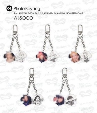 【預購免二補】LE SSERAFIM Photo Keyring 照片鑰匙圈