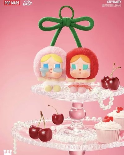 ［全新未拆］POP MART CRYBABY櫻桃掛飾