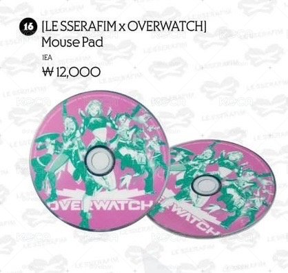 【預購免二補】LE SSERAFIM Mouse Pad 滑鼠墊