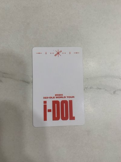 舒華演唱會小卡