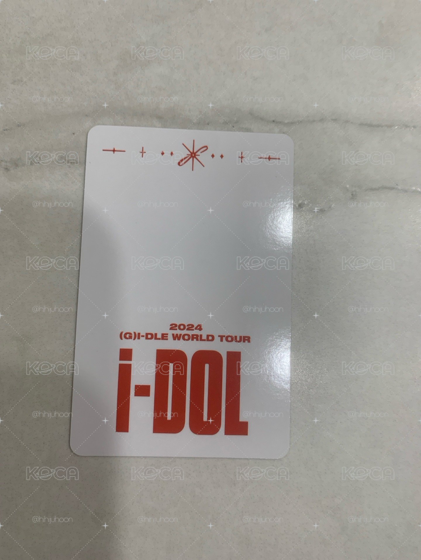 舒華演唱會小卡