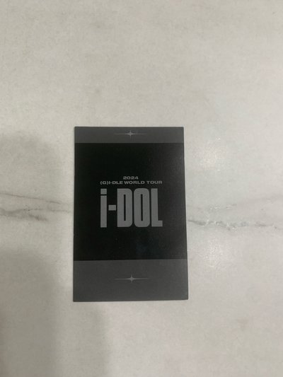 舒華演唱會小卡