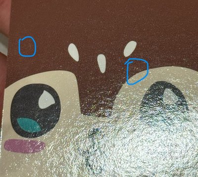 wm角色卡塔(卡背有輕微對光瑕疵)