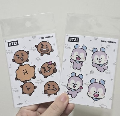 BT21 服飾貼紙