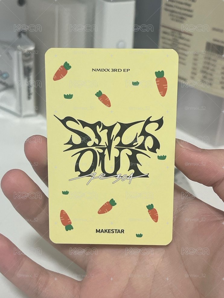 STICK OUT ms簽售卡 胡蘿蔔友