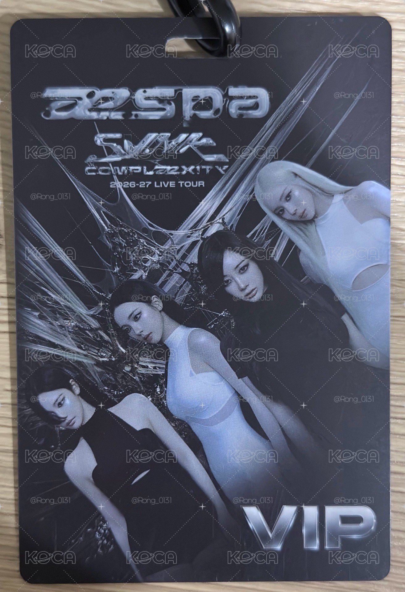 aespa 四巡 vip 吊牌