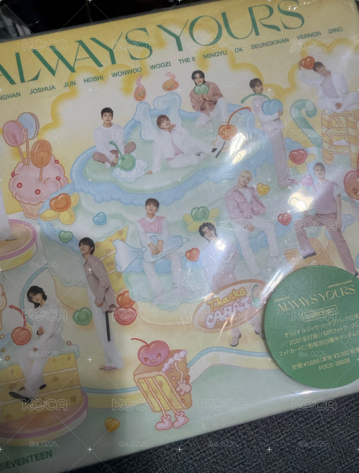 SEVENTEEN 日專C盤 八全專