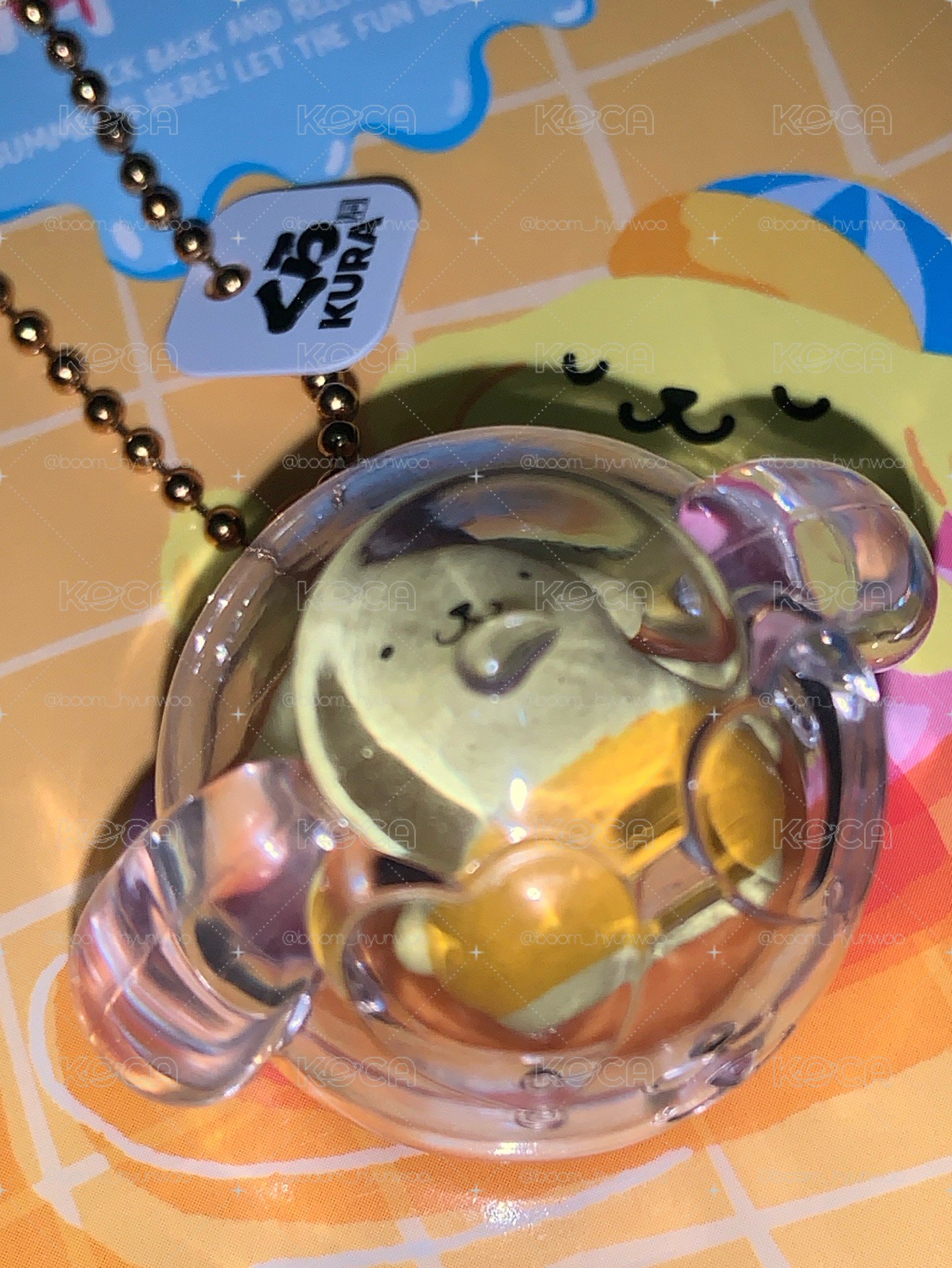 藏壽司 布丁狗吊飾