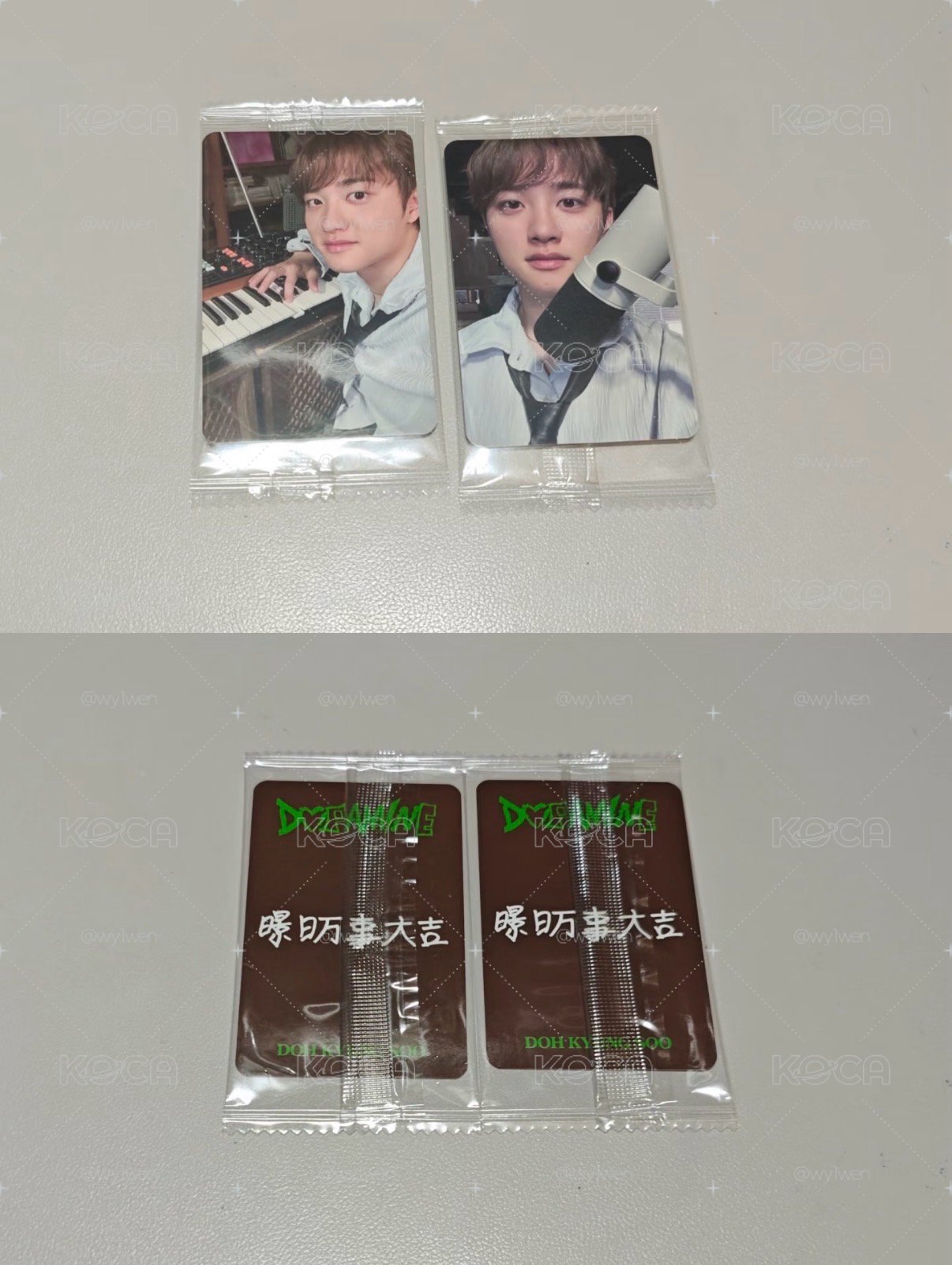 都敬秀D.O.迷你4輯《DOPAMINE》K4通路特典中文卡背一套