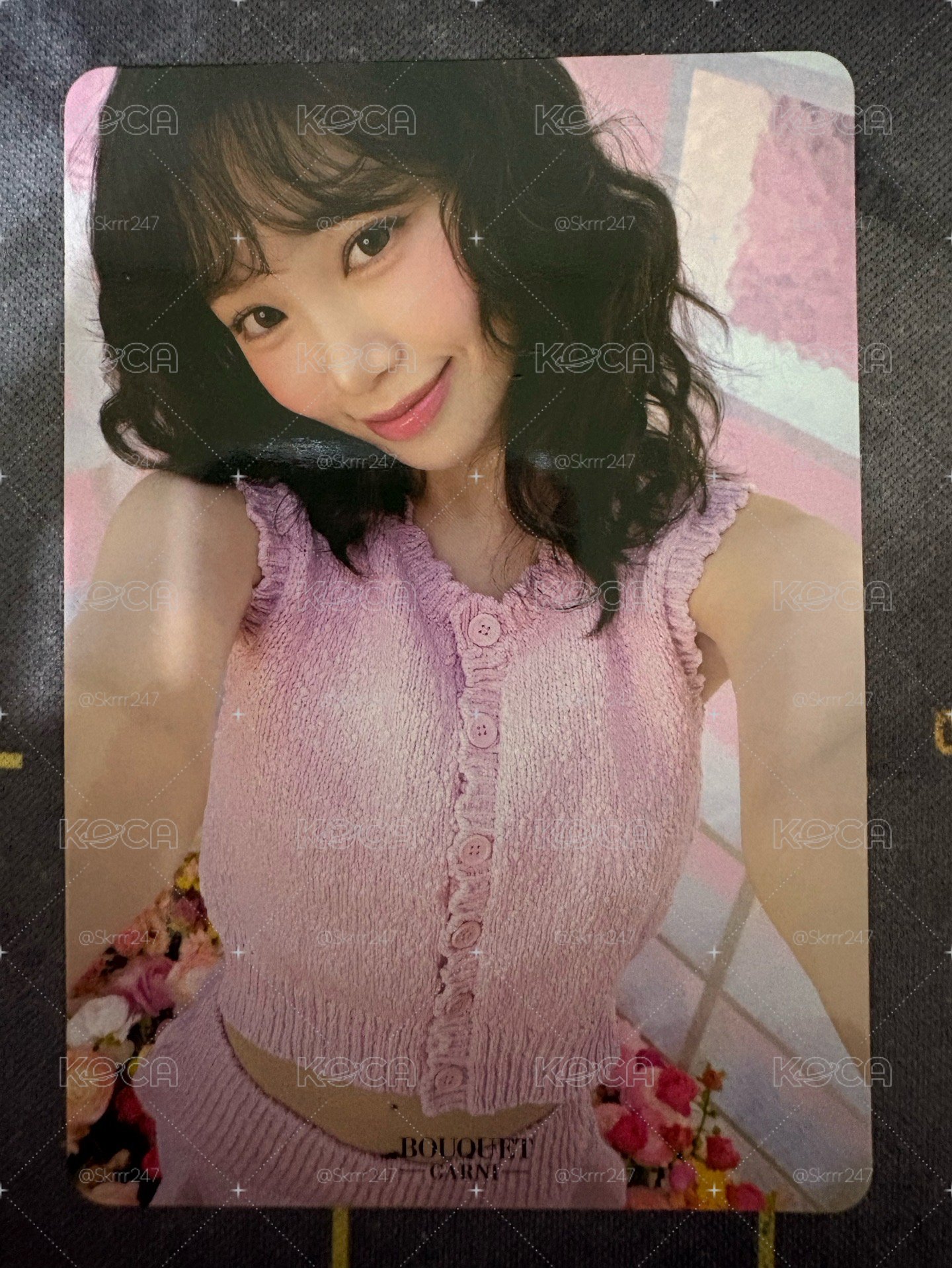 CHAEWON x BOUQUET GARNI 代言卡 