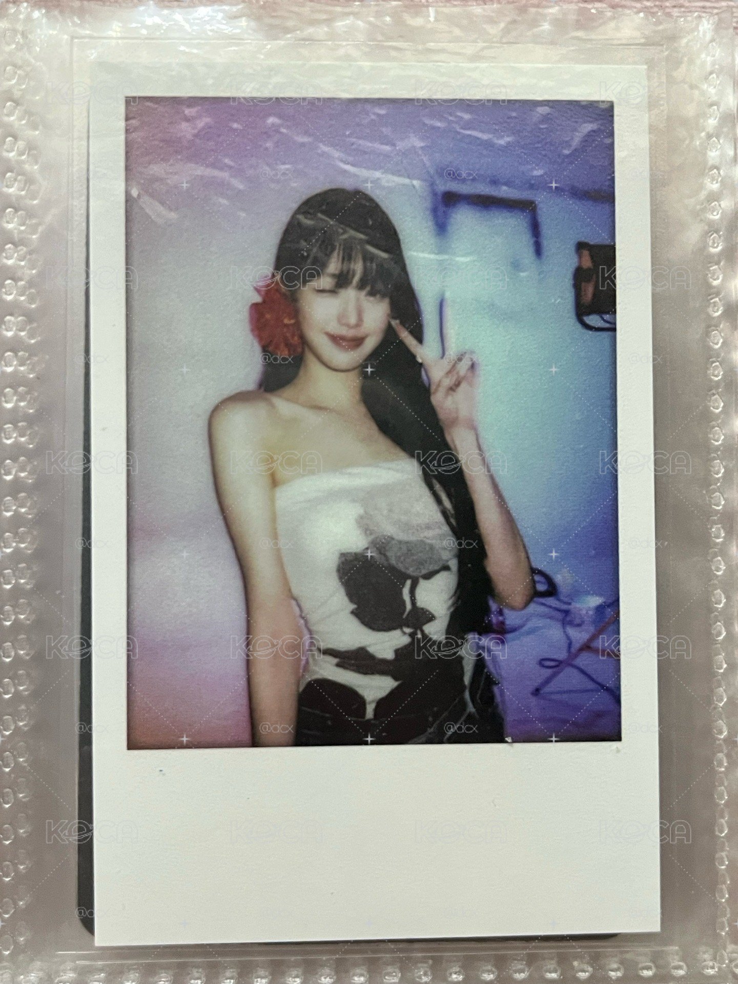 IVE 張員瑛 Wonyoung IVE SWITCH sw 2.0 紅花比耶員拍