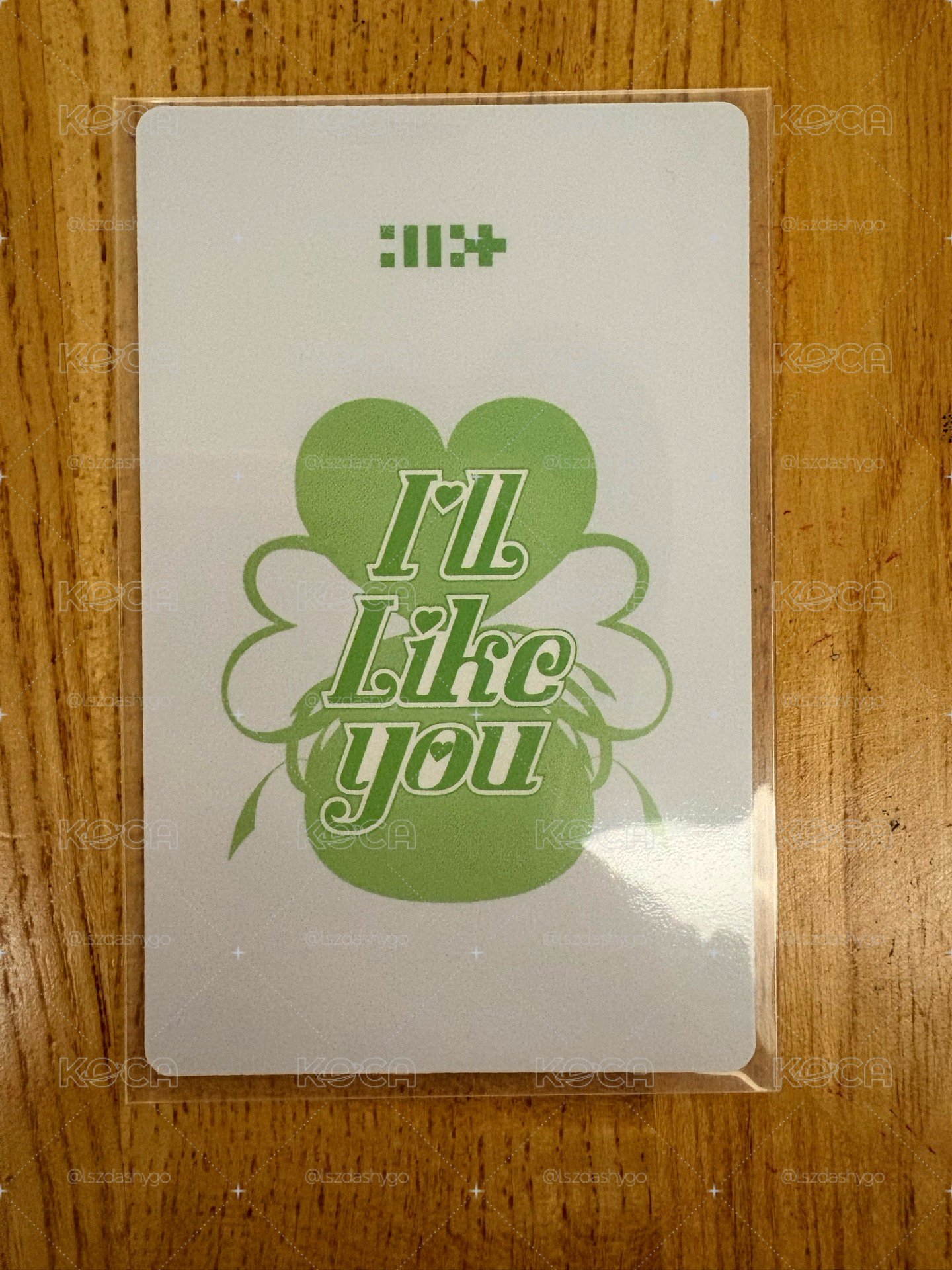I'LL LIKE YOU target 特典卡 