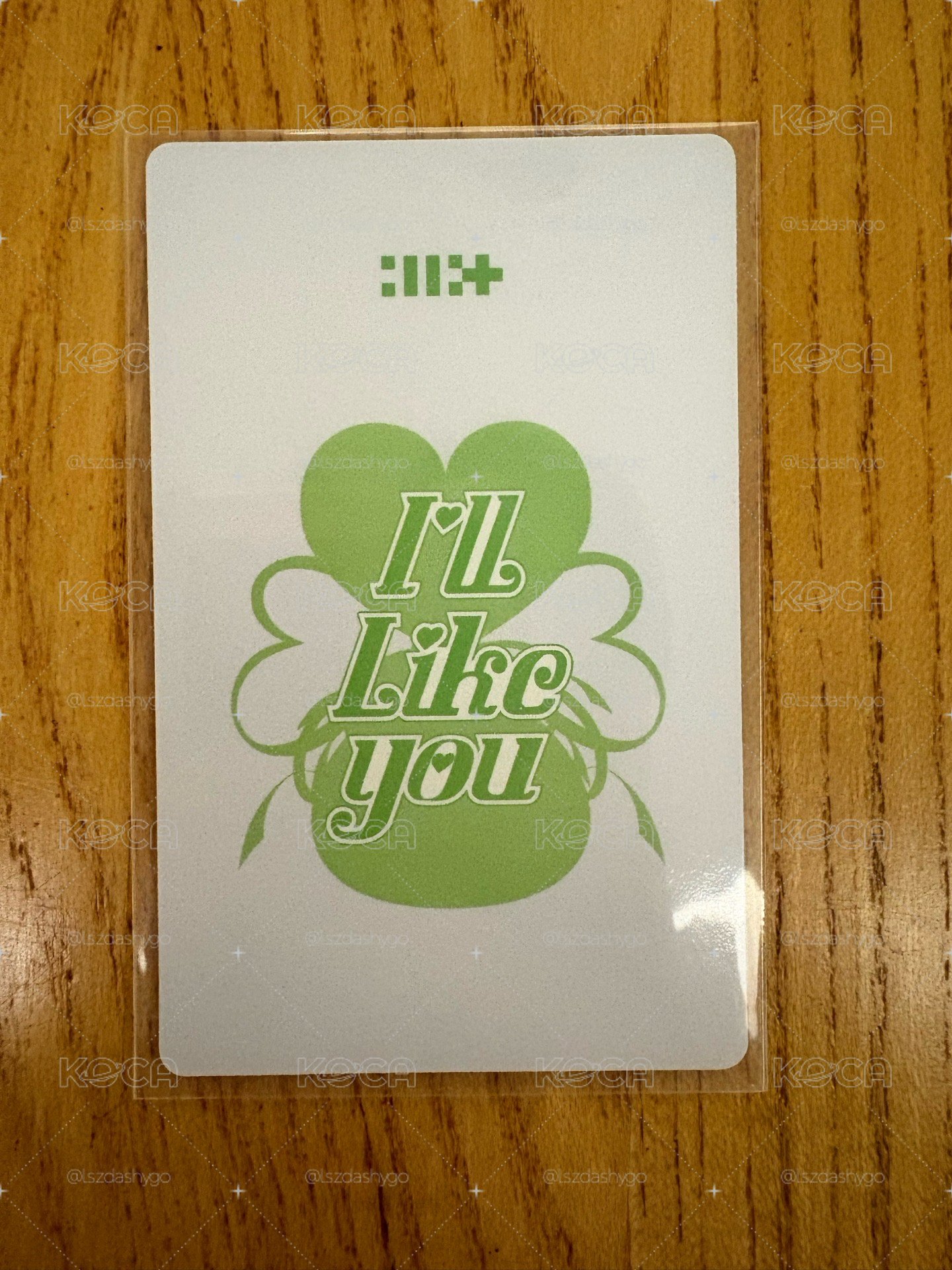 禧 I'LL LIKE YOU target 特典卡 