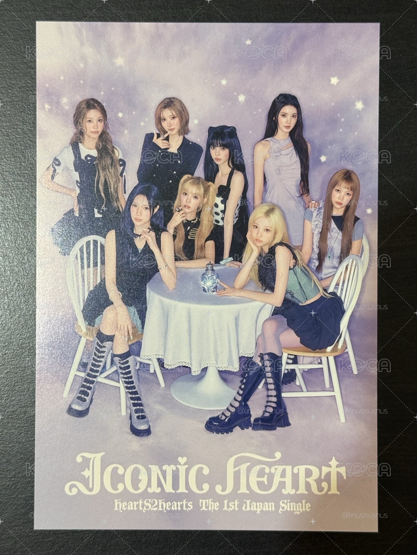 Hearts2Hearts JP單一 ec board 明信片特典