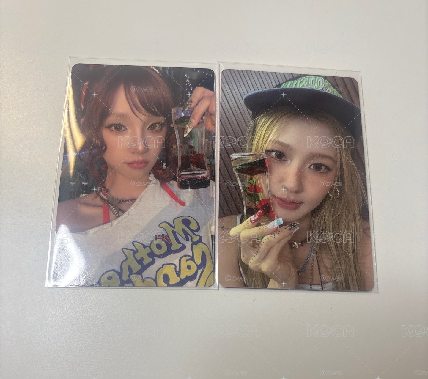 yuqi➕miyeon 香水專專卡