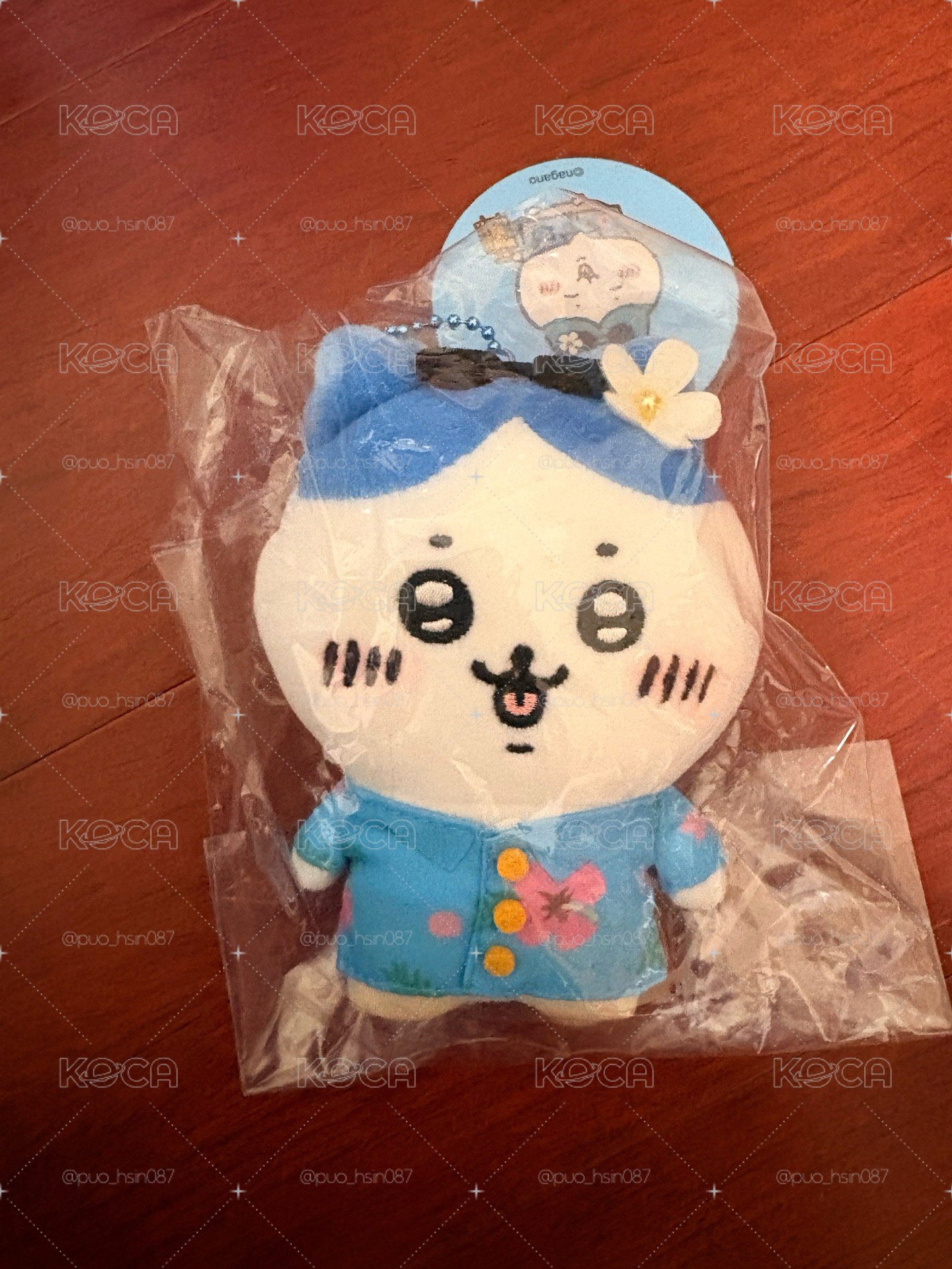 吉伊卡哇 觀光系列 小八吊飾娃