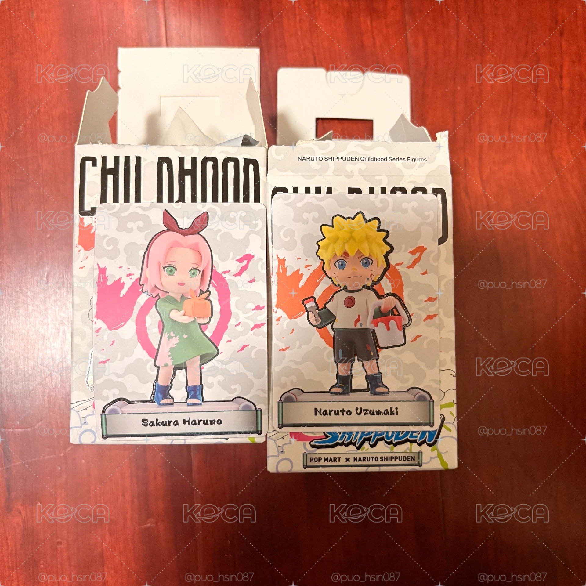 火影忍者 泡泡瑪特 幼年鳴人+小櫻