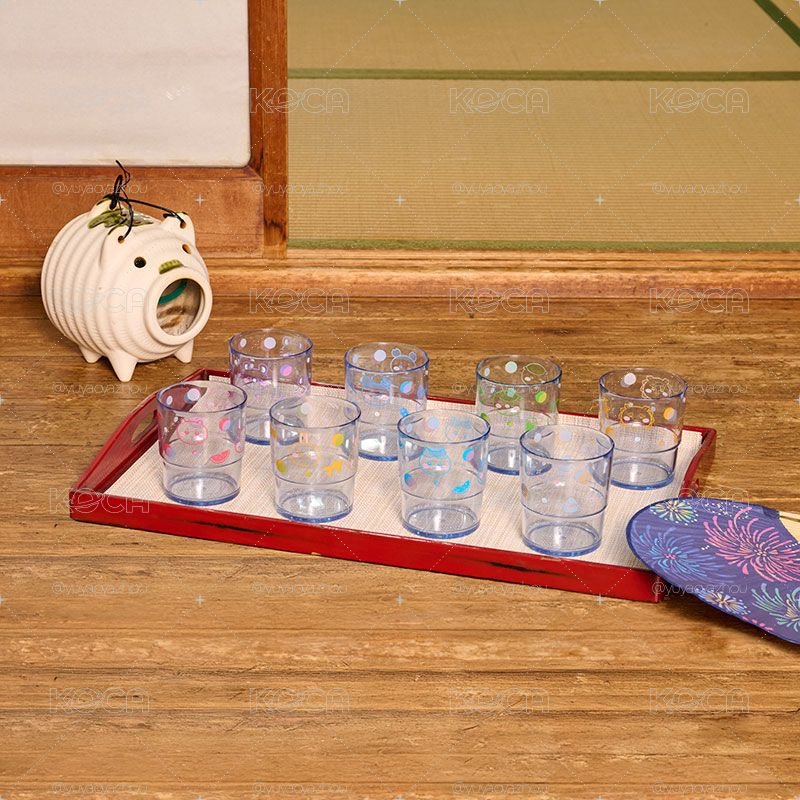 吉伊卡哇夏日回憶一番賞復古透明塑膠杯