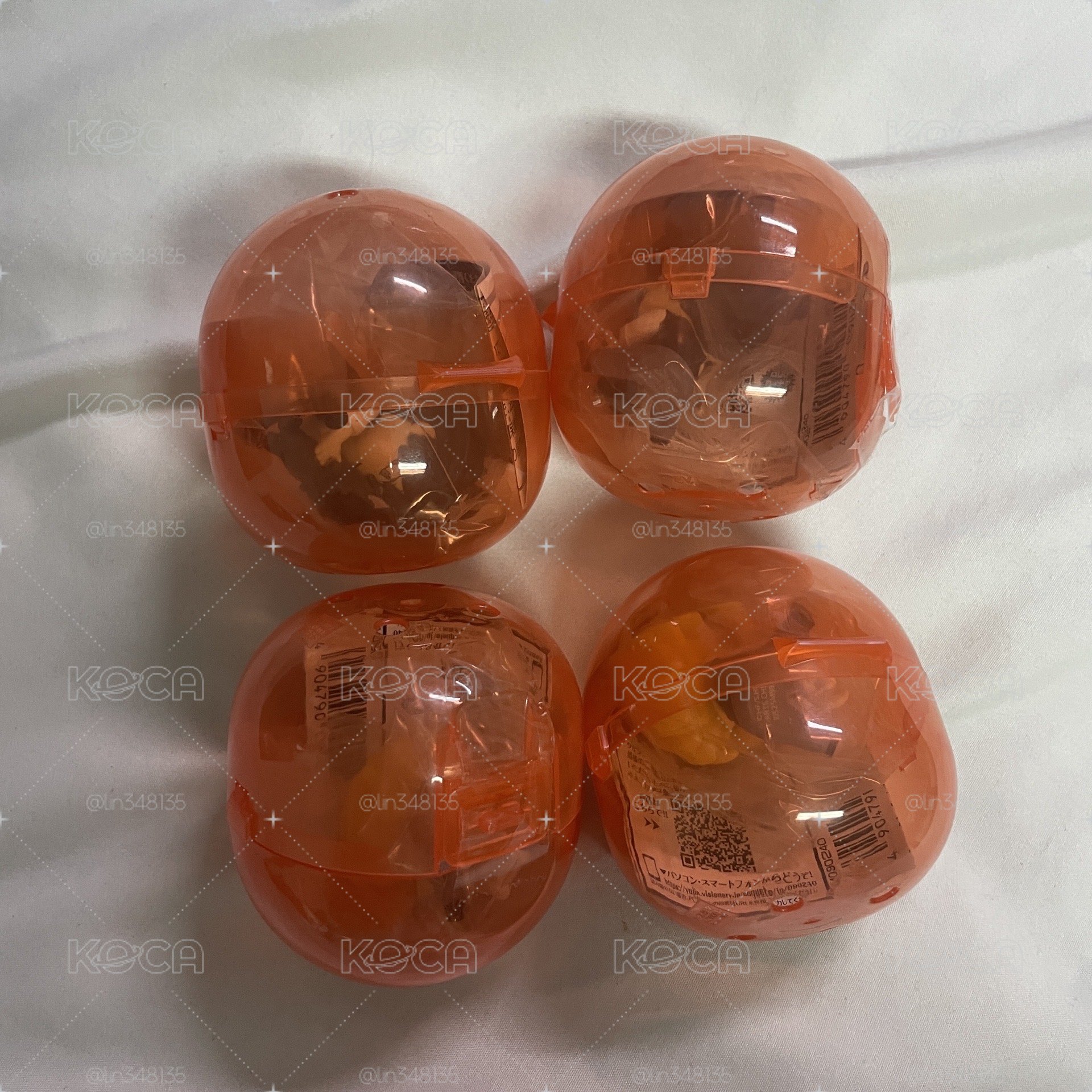 一組兩個 黑尾 研磨 躲貓貓扭蛋