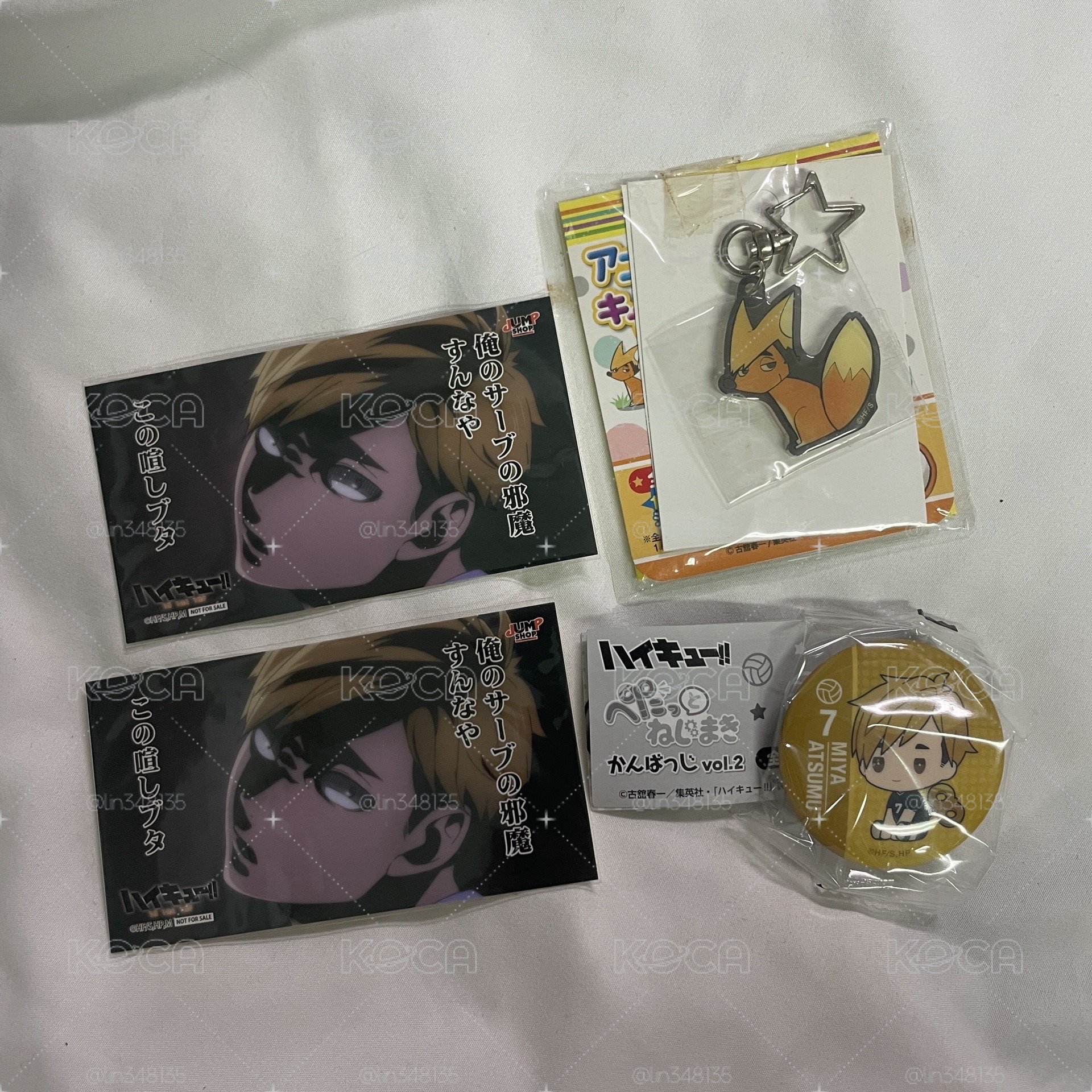 宮侑set 發條徽章 原畫展吉祥物吊飾 名言貼紙
