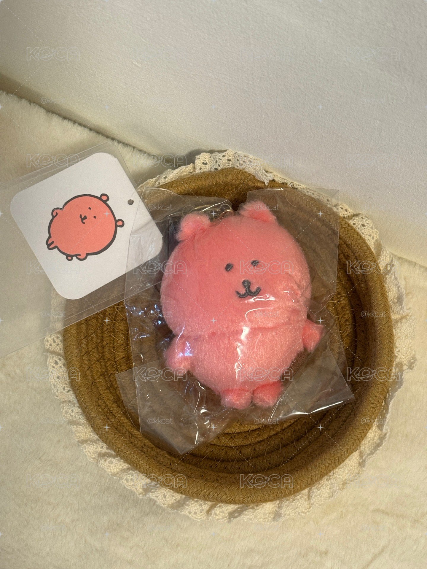 現貨.粉紅色自嘲熊