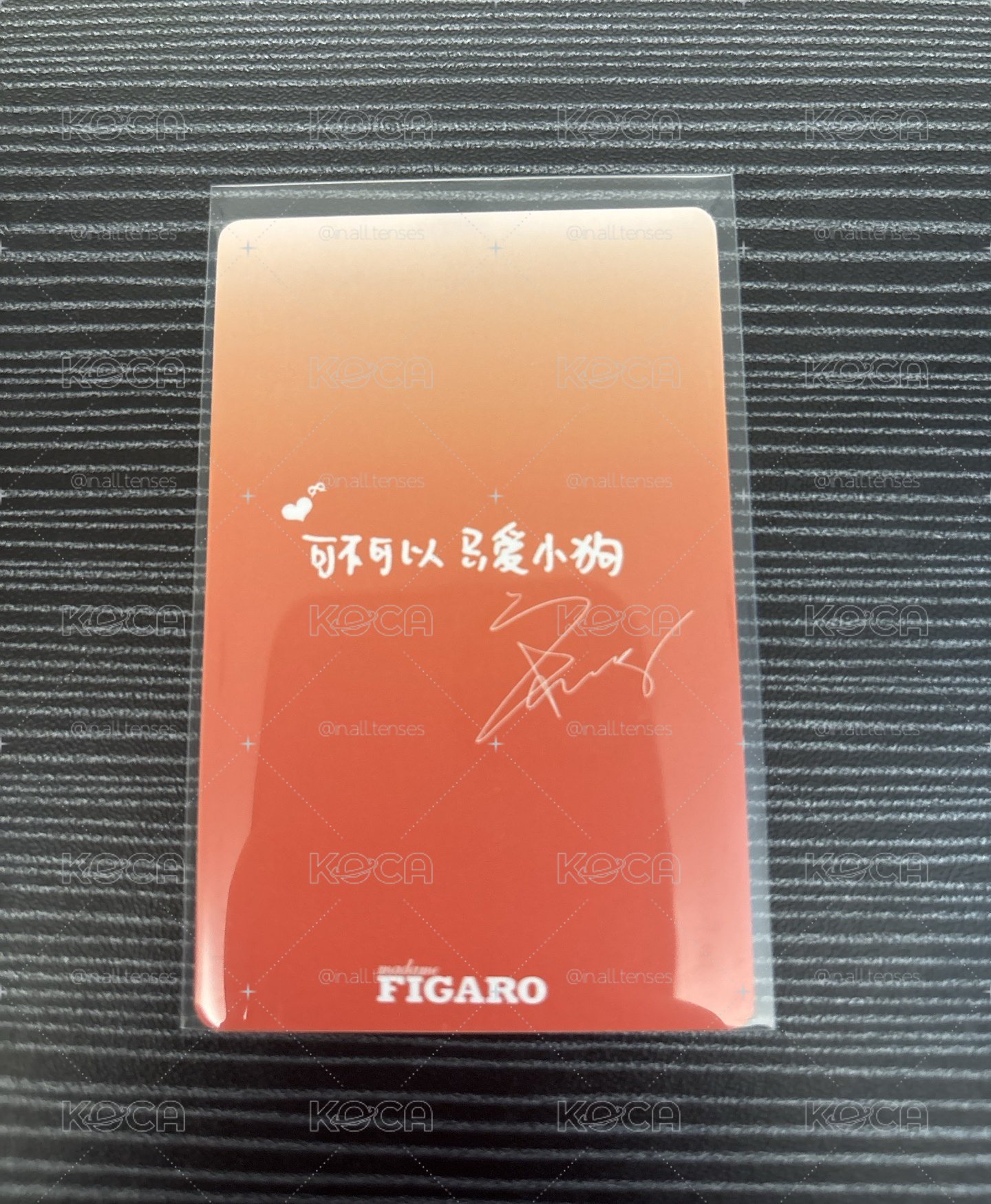雨琦 費加羅雜誌C版 中背小卡