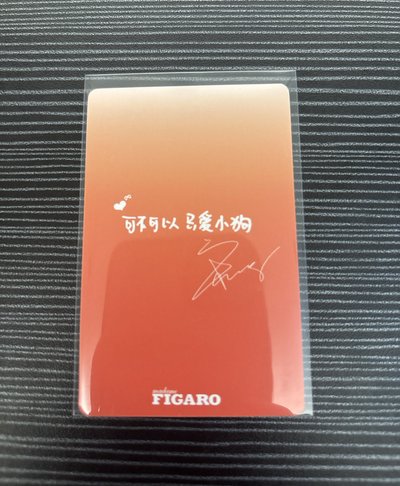雨琦 費加羅雜誌C版 中背小卡