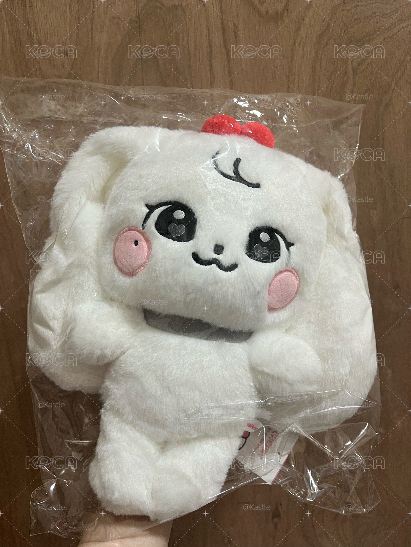 IVExMINIVE[WELCOME TO MINIVE SCHOOL]FLUFFY PLUSH-CHERRY