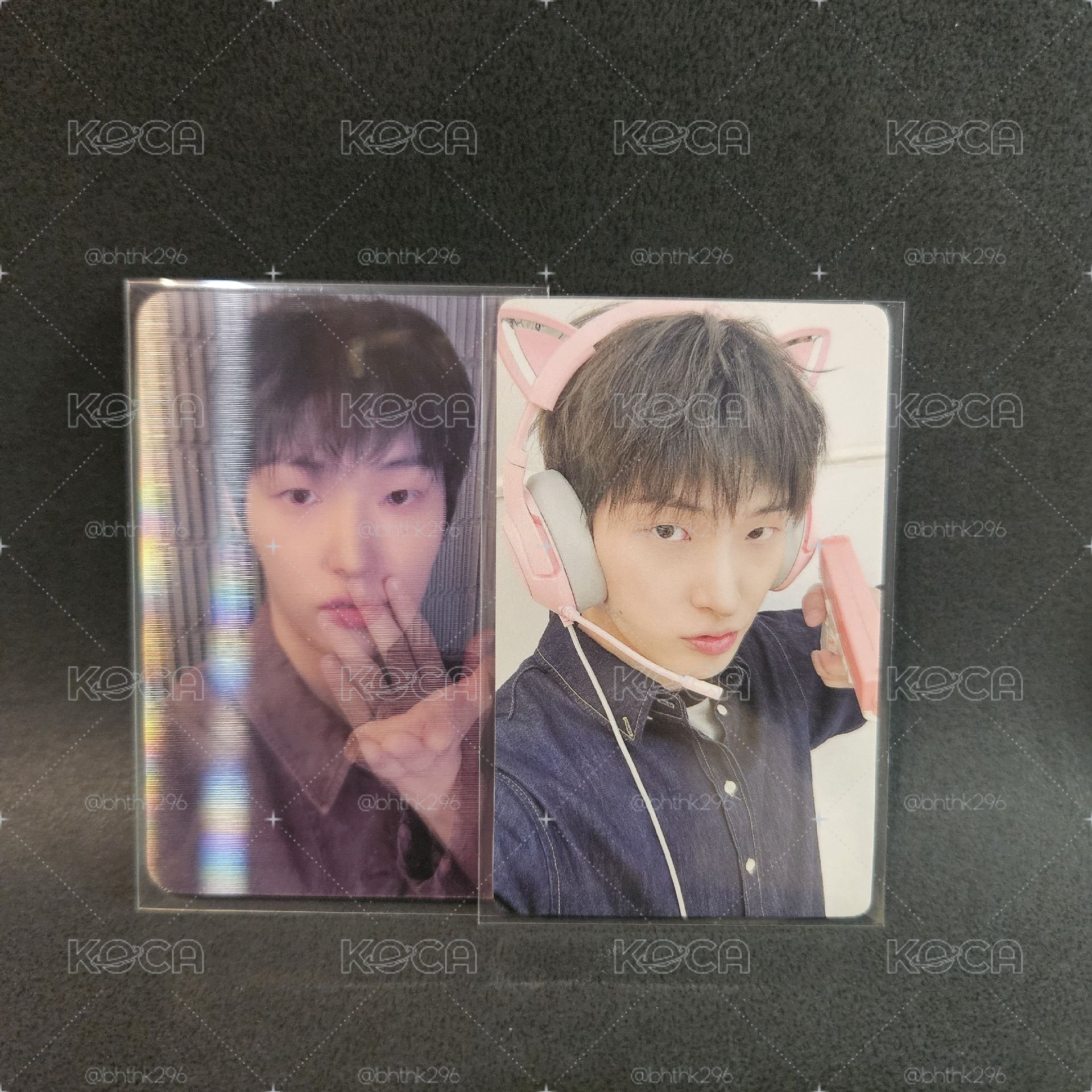 貓咪特工ver.+親親ver.光柵卡 旼（含一張單封