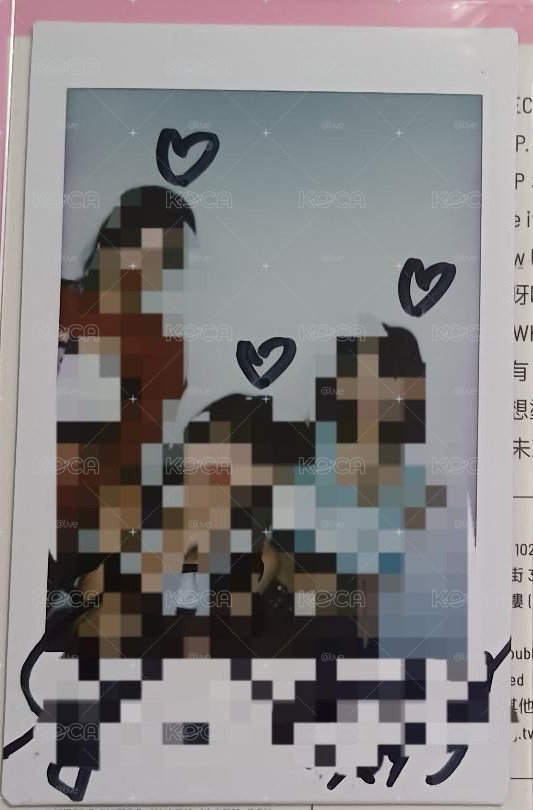 茗甄Bido組合親簽拍立得+手寫信