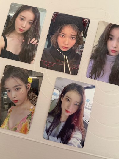 IU 4期會員禮小卡 5張