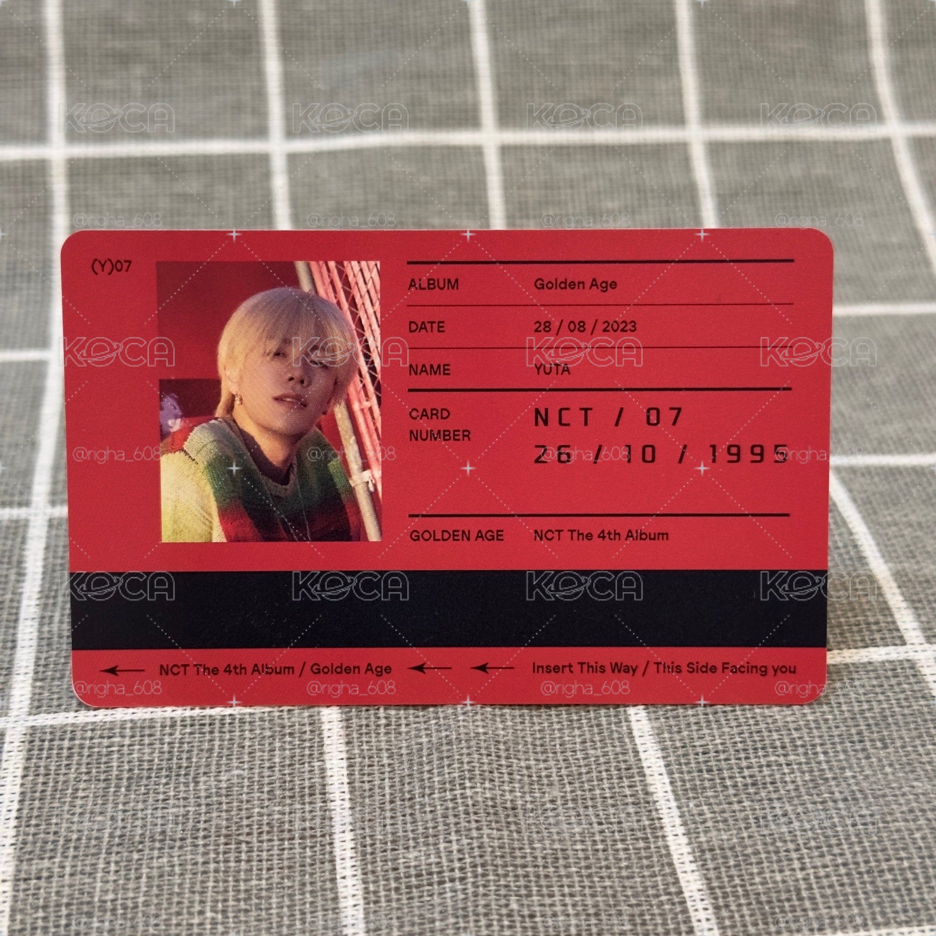 NCT2023 大隊 Collecting Ver. 專卡 ID 悠太