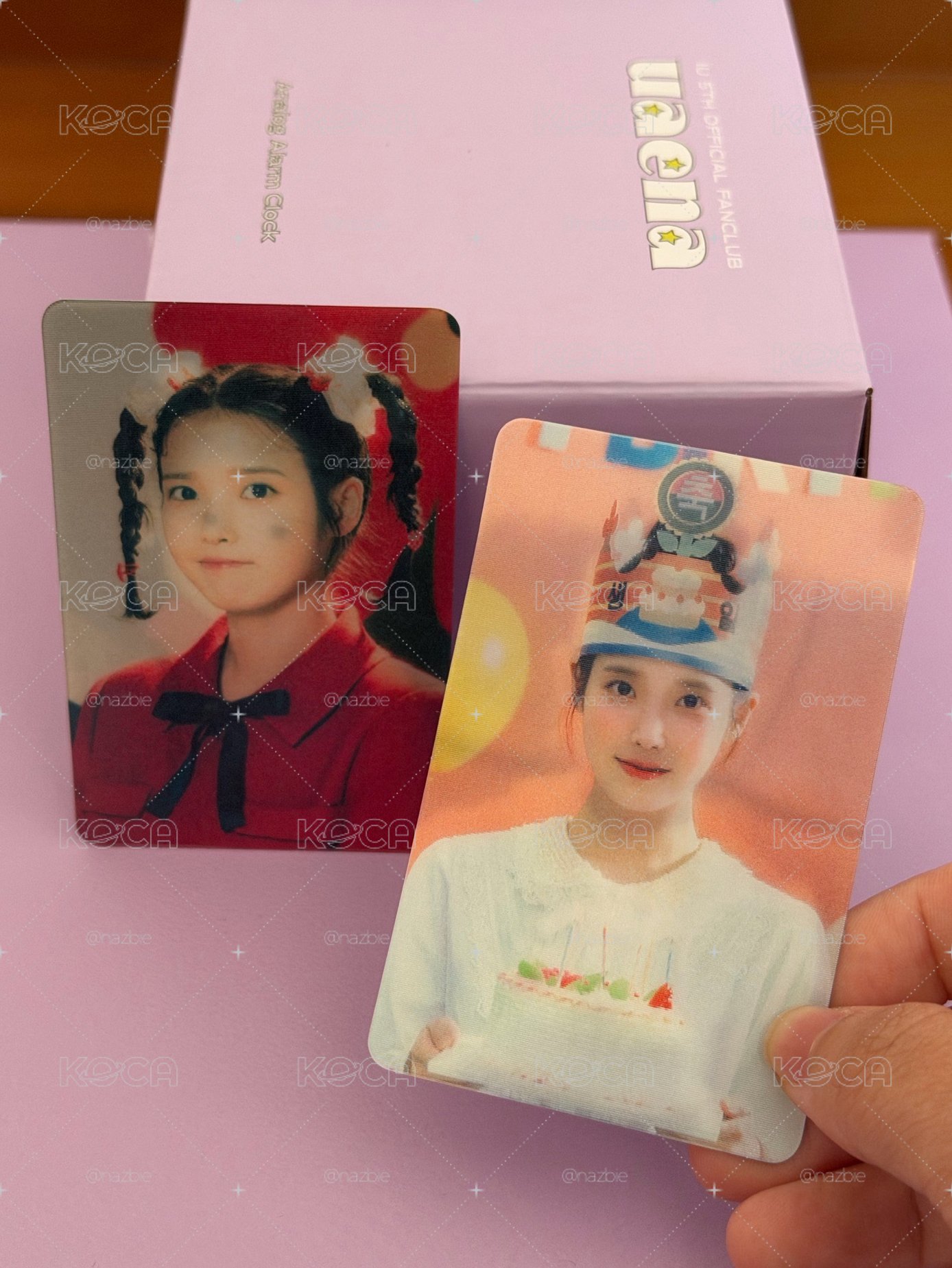 IU 5期會員禮變化小卡 2張