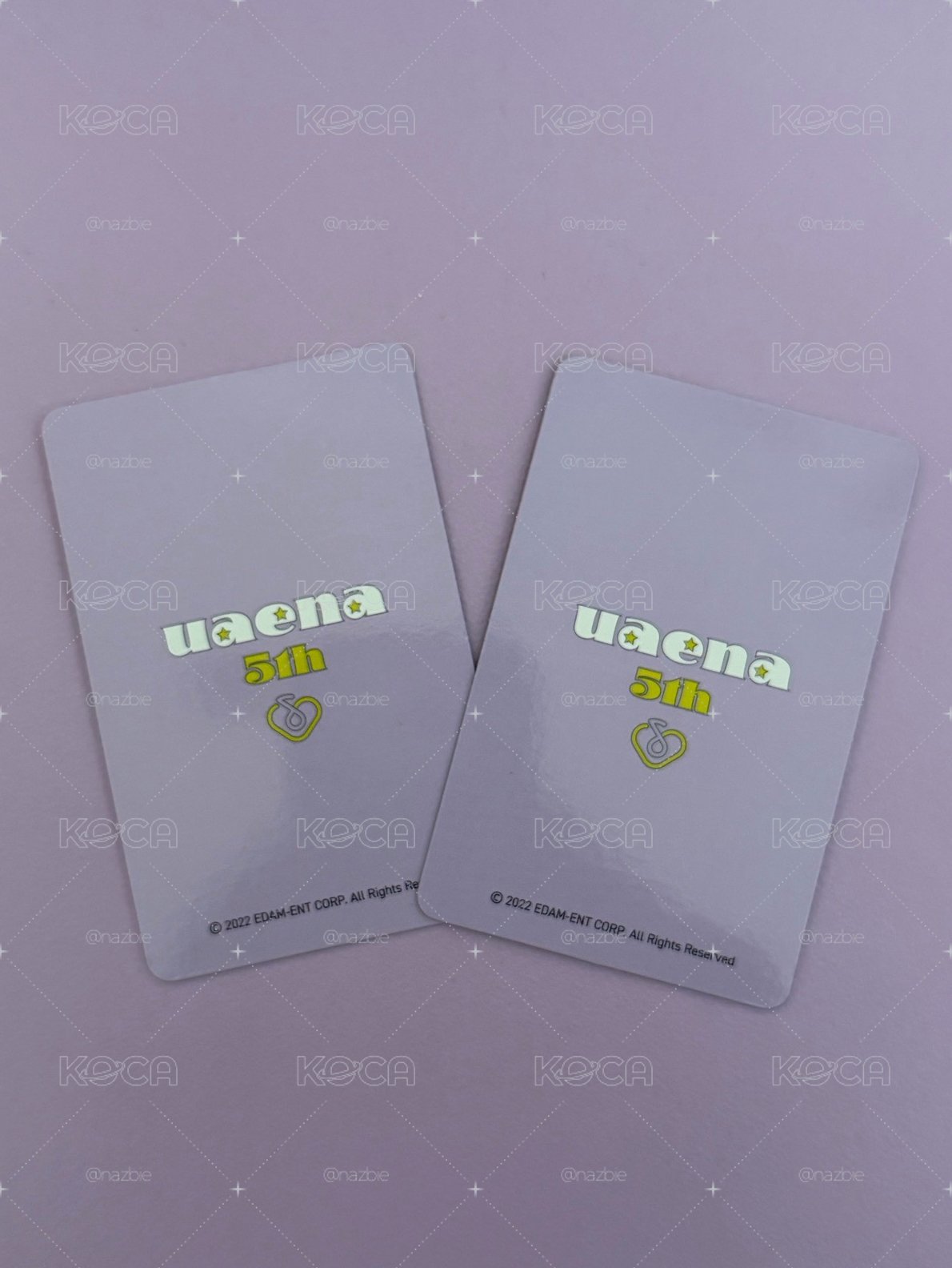 IU 5期會員禮變化小卡 2張