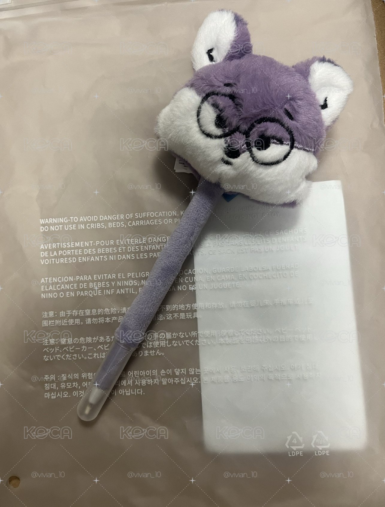 紫狐狸 大頭筆
