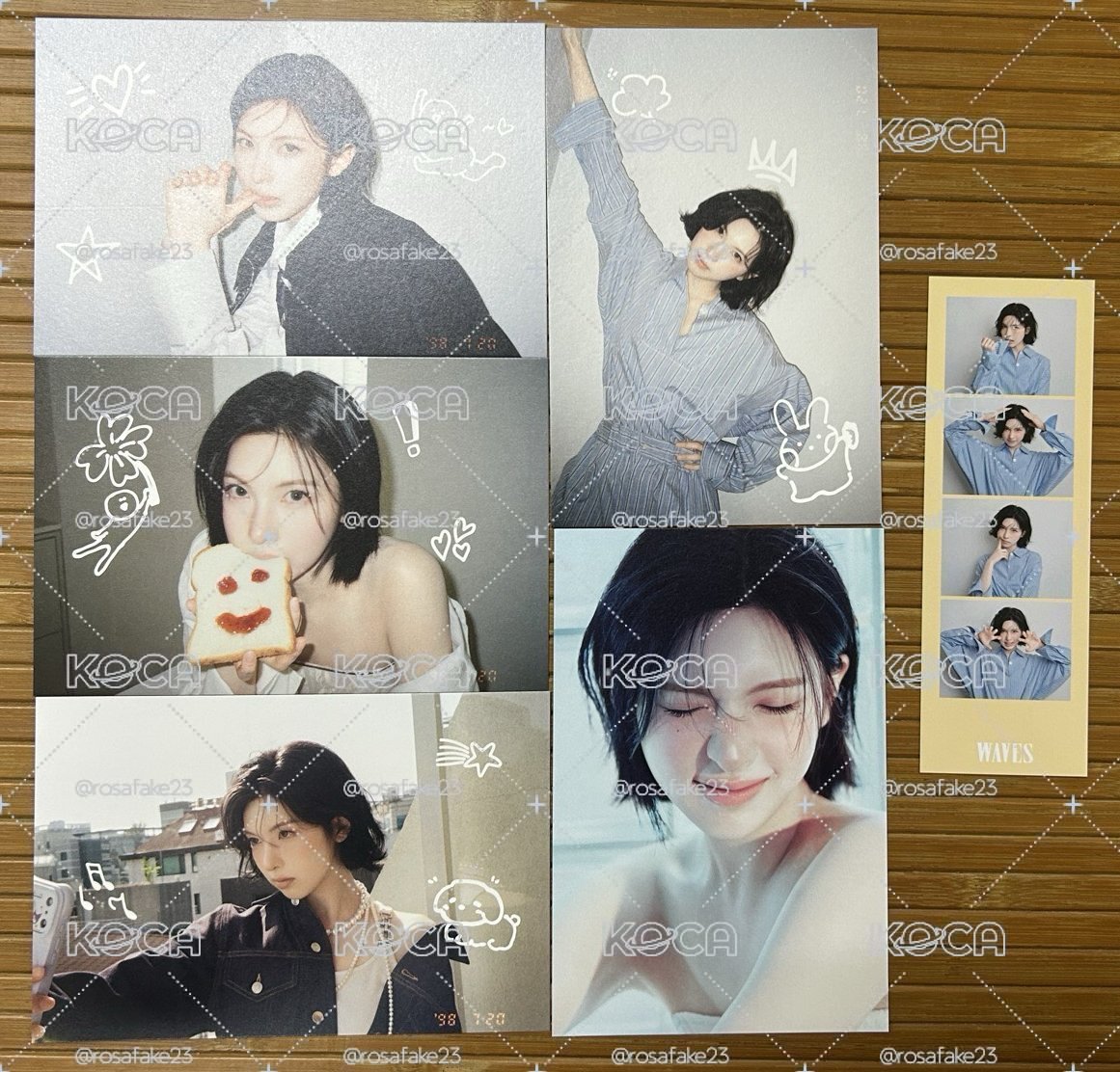 NMIXX 裴雜誌 明信片/手寫信/人生四格