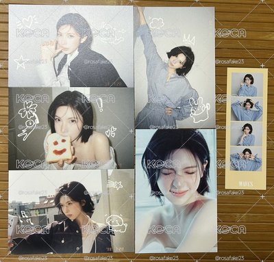 NMIXX 裴雜誌 明信片/手寫信/人生四格