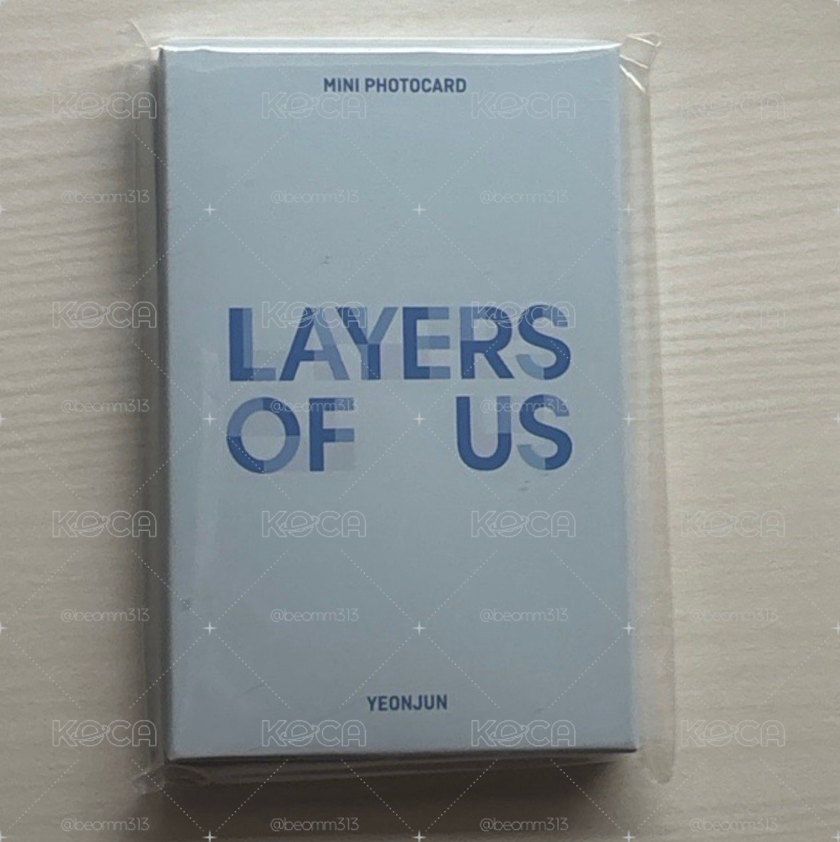 layers of us展覽photocard竣