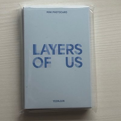 layers of us展覽photocard竣