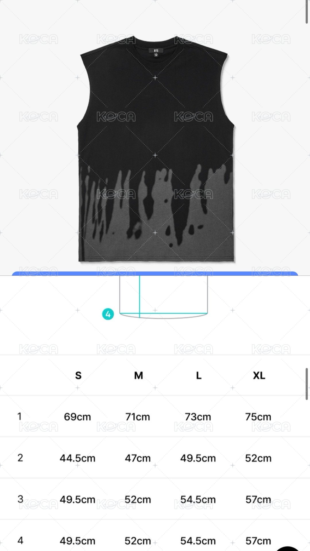 XL無袖長版