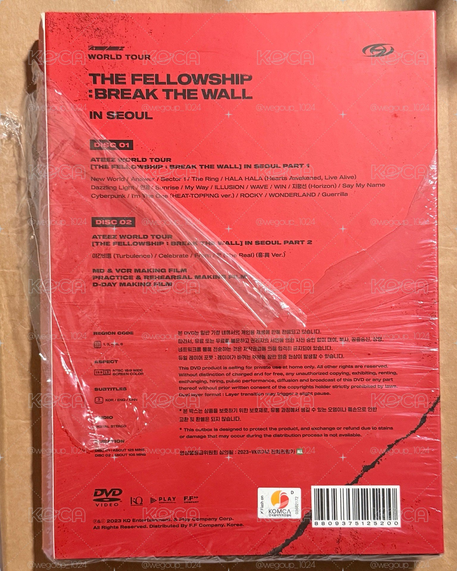 BREAK THE WALL DVD(空專)