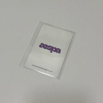 aespa Winter Come to my illusion 隨機卡 官拍紫版冬