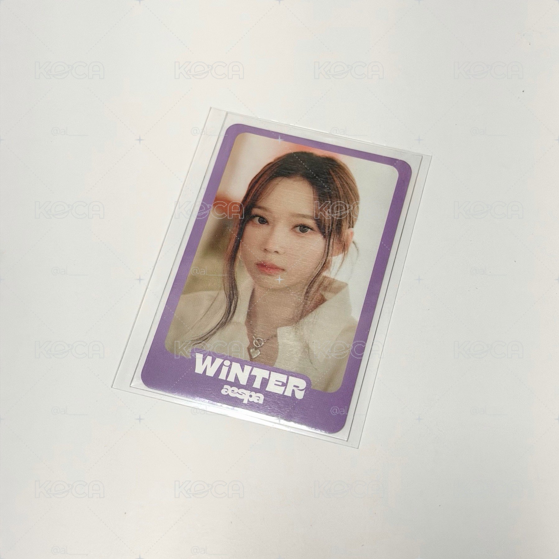 aespa Winter Come to my illusion 隨機卡 官拍紫版冬