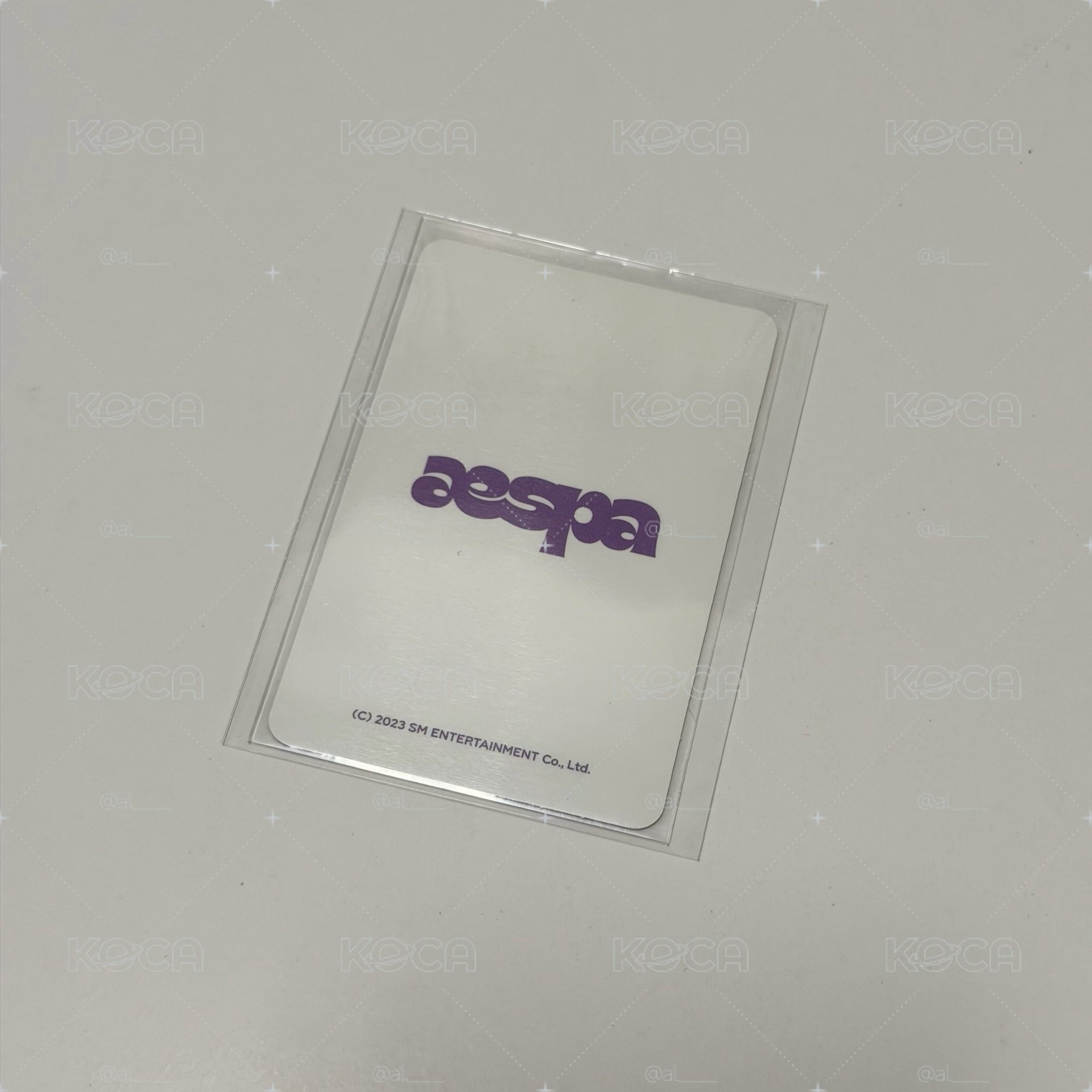aespa Winter Come to my illusion 隨機卡 官拍紫版冬