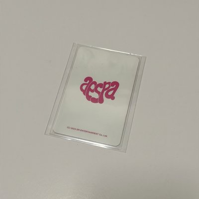 aespa Winter Come to my illusion 隨機卡 官拍粉版冬
