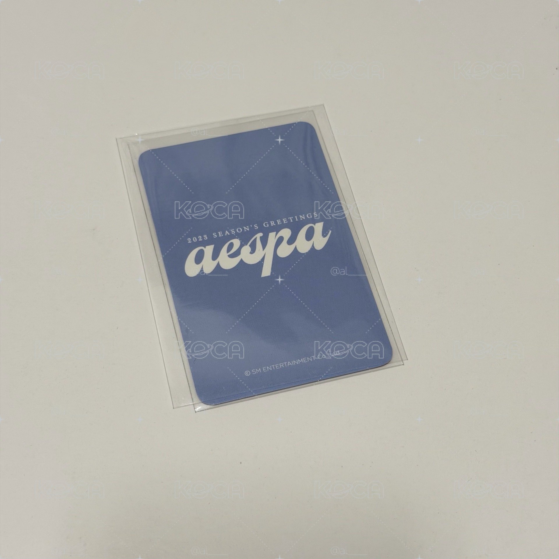 aespa Winter 2023 Season’s greetings 教保文庫新那拉特典小卡
