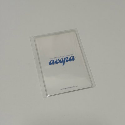 aespa Winter 2023 Season’s greetings 23年曆卡固配卡 皇冠冬
